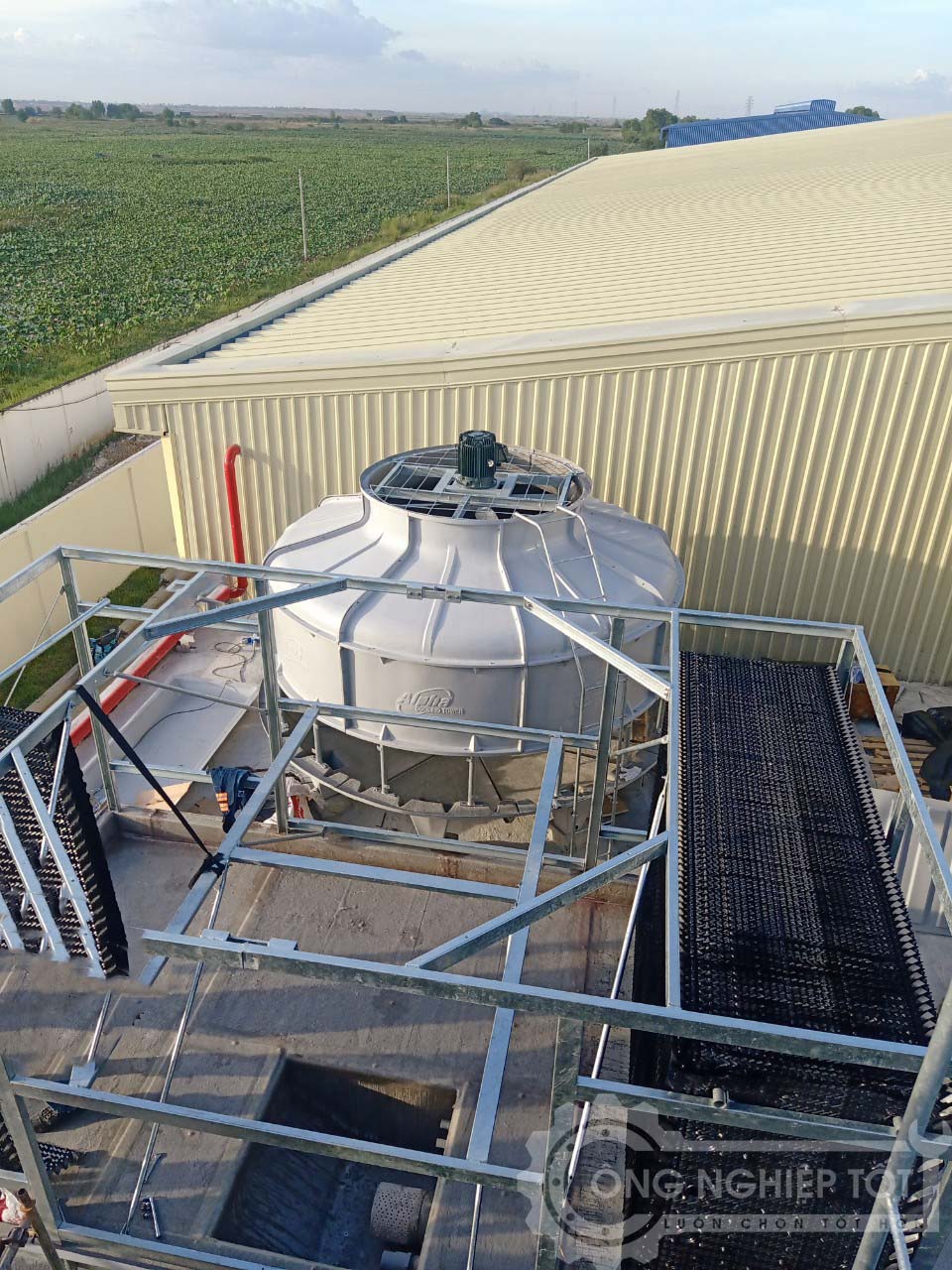 Cấu tạo tháp giải nhiệt cho máy ép nhựa